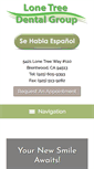Mobile Screenshot of lonetreedds.com