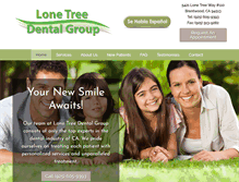 Tablet Screenshot of lonetreedds.com